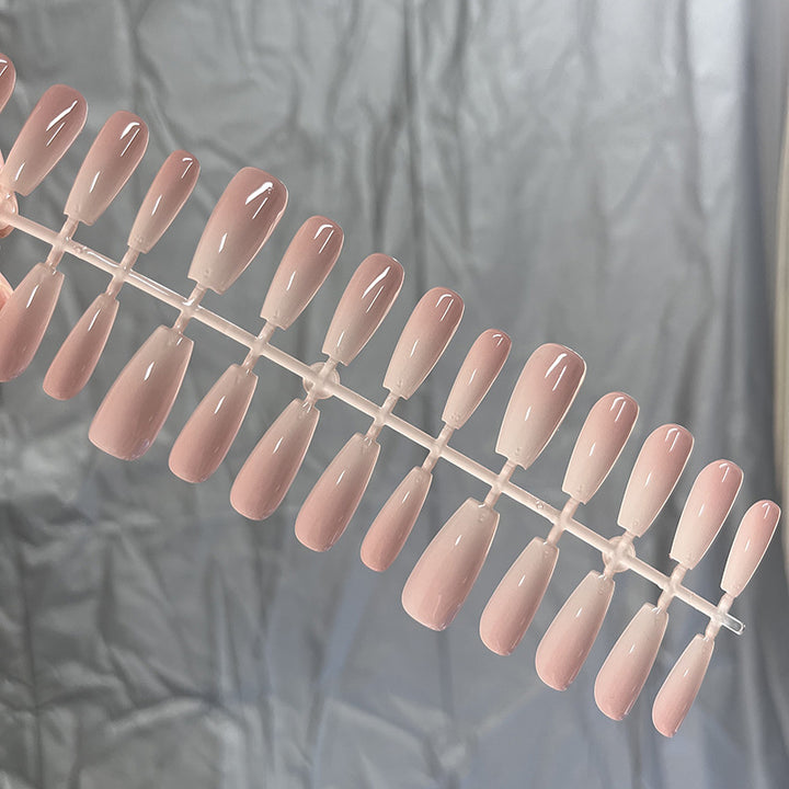 Elegant French Tip Press-On Nail Collection Bowlift
