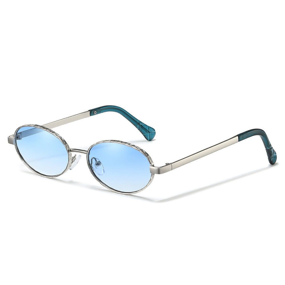 Sleek Oval Frame Sunglasses Bowlift