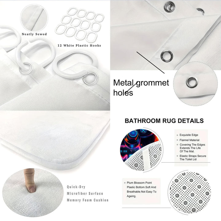 Digital Dragonfly-Themed Bathroom Set Bowlift