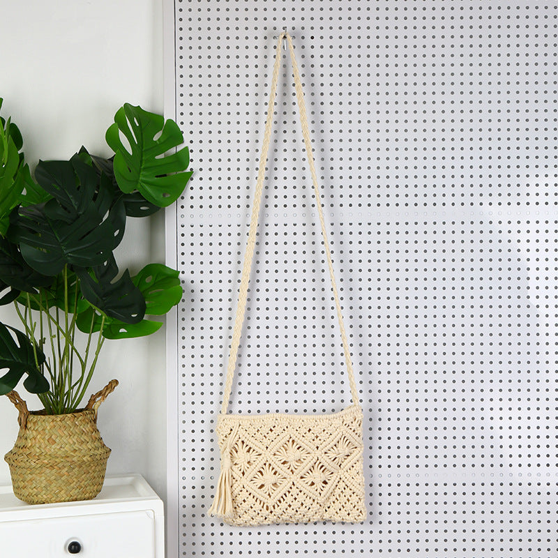 Handmade Macrame Shoulder Bag Bowlift
