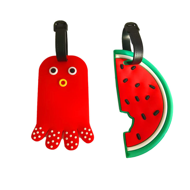 Unisex luggage tag in fruity lemon design Bowlift