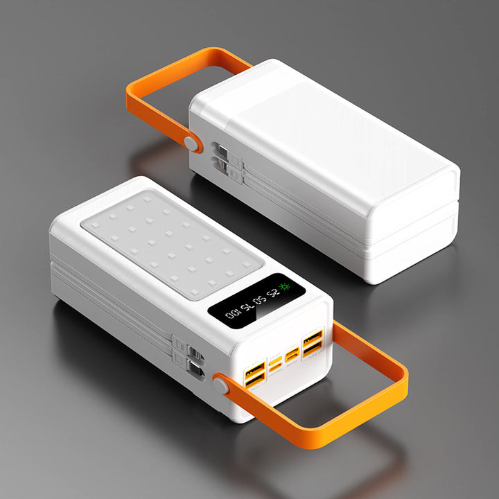 portable power bank with integrated LED light and digital display Bowlift