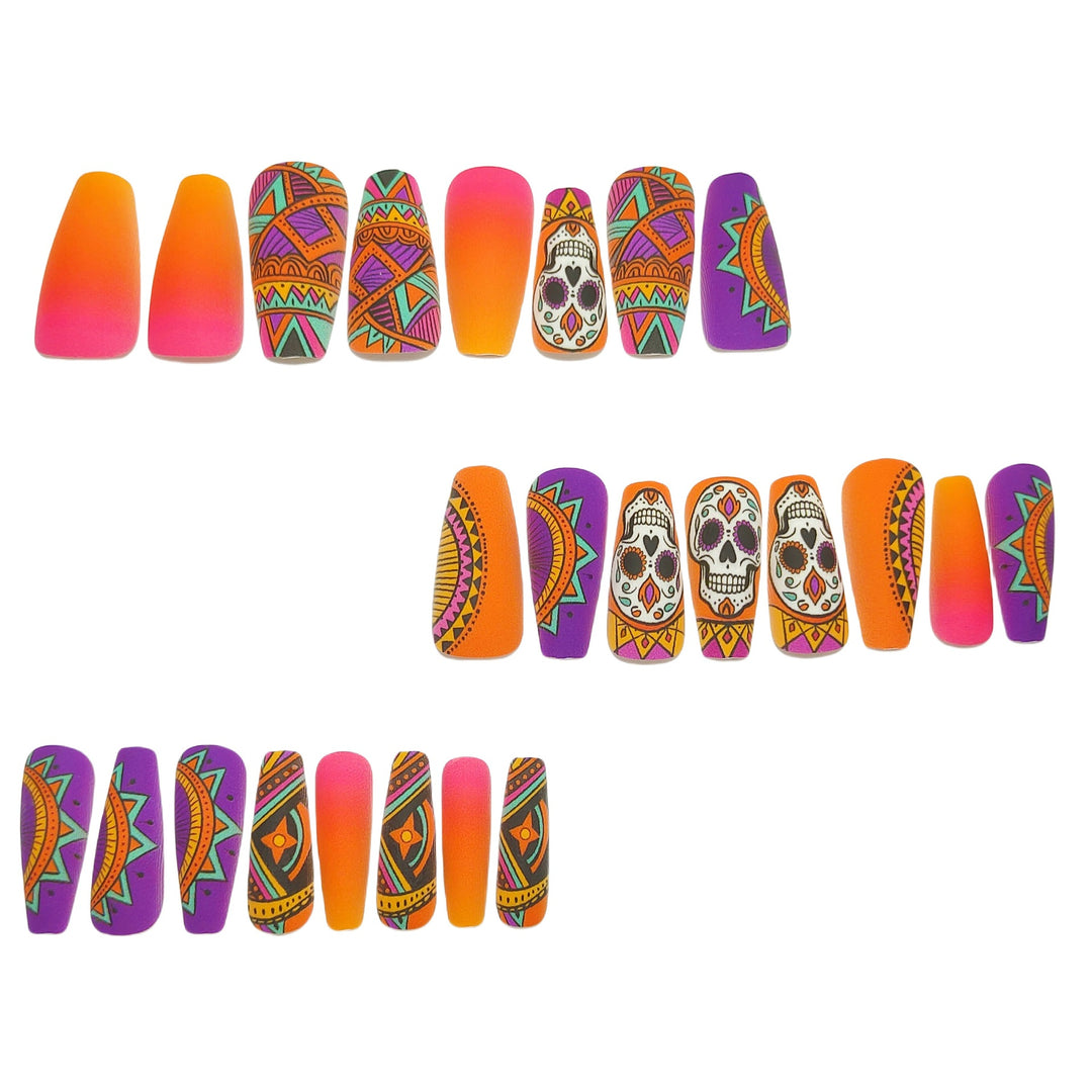 Art Nails In Creative Skull Design Bowlift