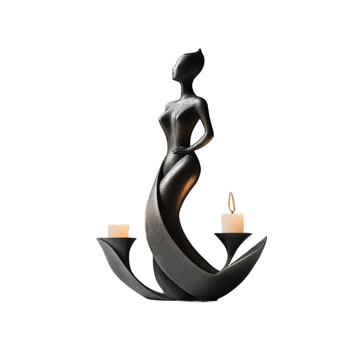 Abstract Wooden Decorative Sculpture