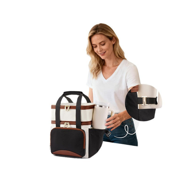 Insulated Lunch Bag with Multiple Compartments Bowlift