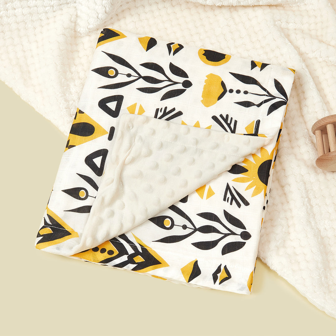 Soft Cotton Muslin Baby Blanket Bowlift
