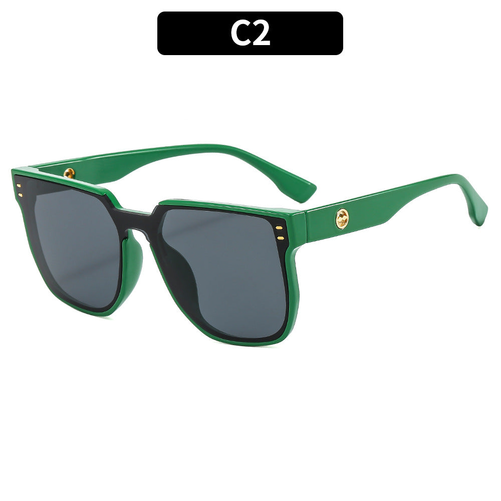 Stylish Angular Oversized Sunglasses
