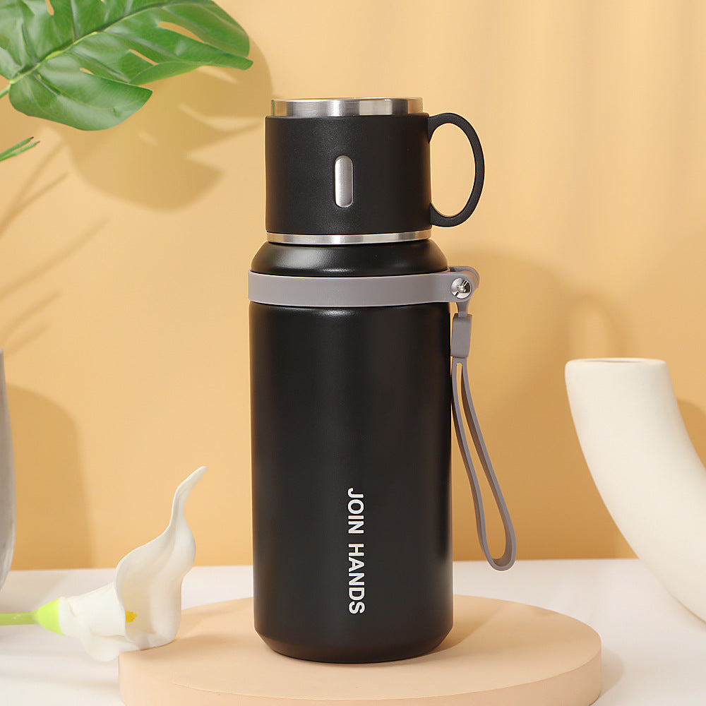 Women Thermo Drinking Container with Integrated Leak Protection Bowlift