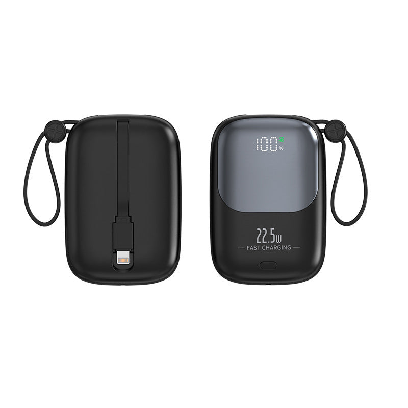 Compact pocket power bank with digital charging indicator Bowlift