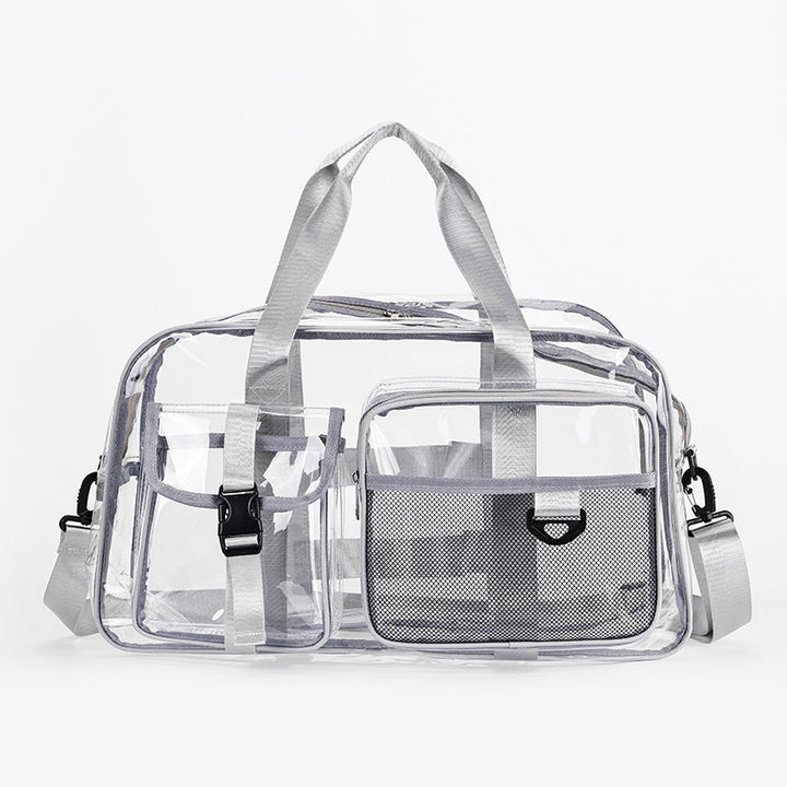 Transparent sports bag with multifunctional compartments Bowlift