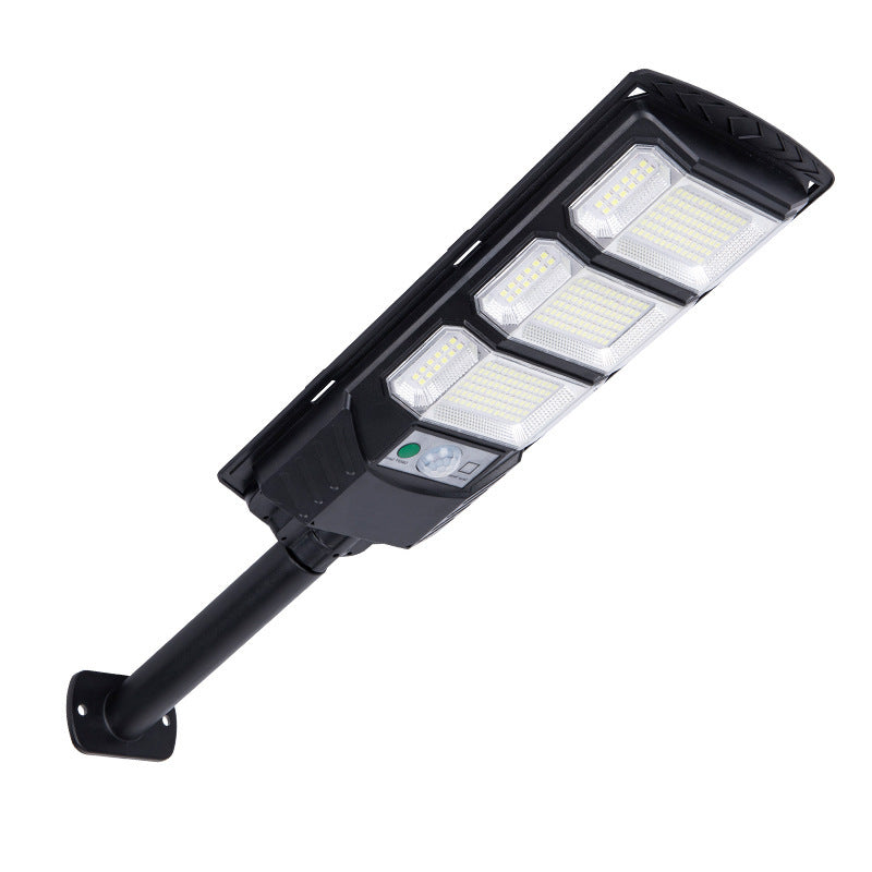 Integrated solar LED street lamp with PIR motion sensor and remote control durable ABS PC housing weatherproof IP65 outdoor pathway light Bowlift