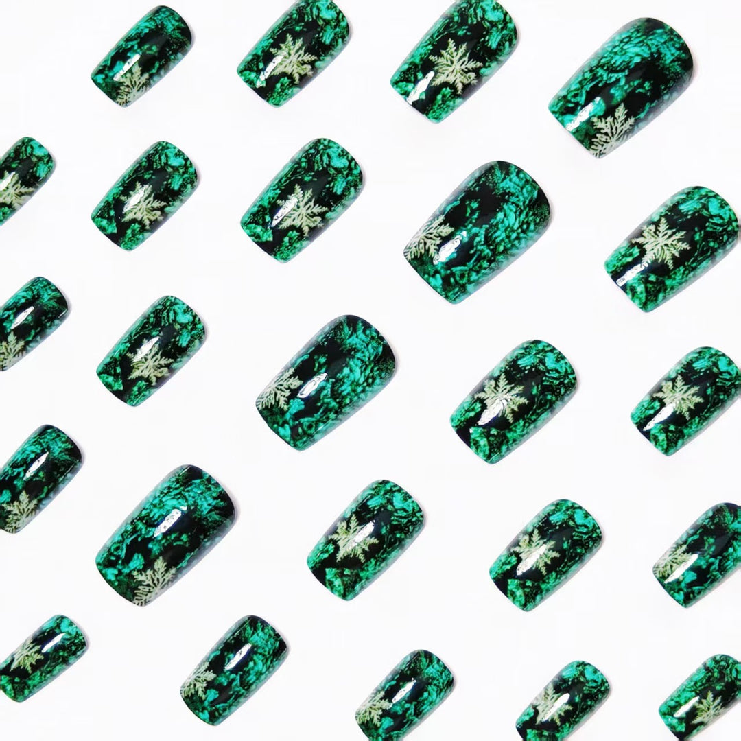 Festive Patterned Nail Art Bowlift