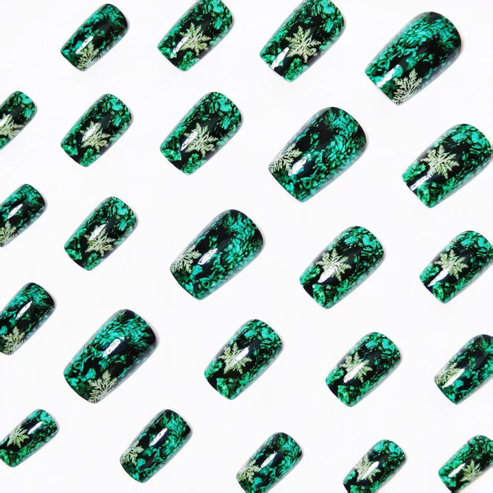 Festive Patterned Nail Art Bowlift