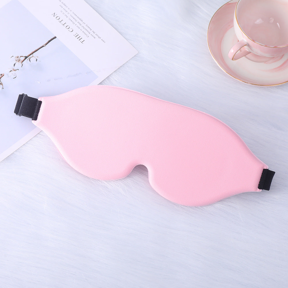 Unisex nan ergonomic 3D sleep mask with contoured eye cavities and adjustable comfort band Bowlift