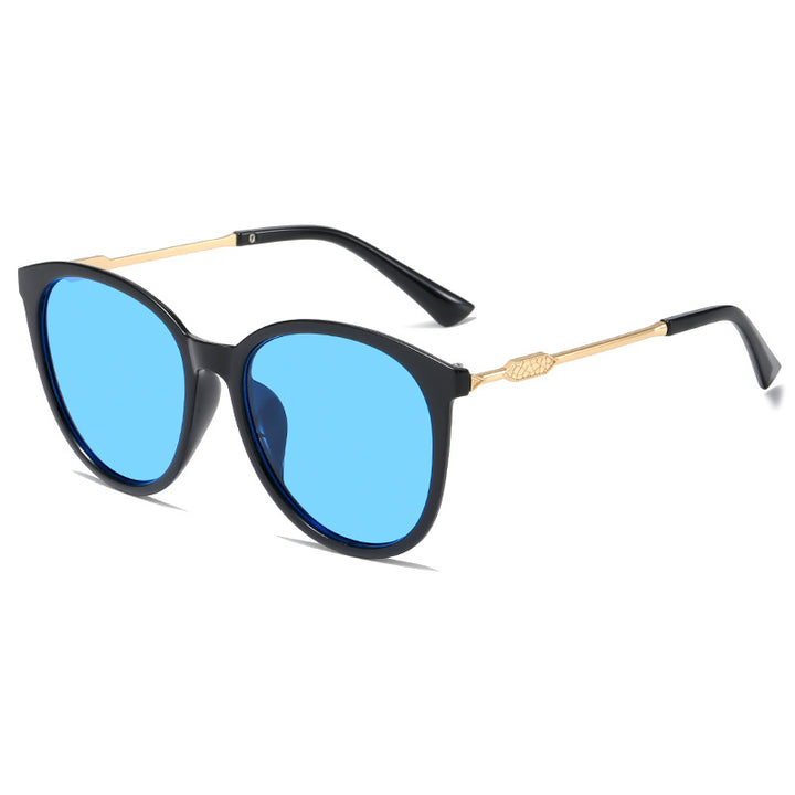 Women's Fashion Cat-Eye Sunglasses with Mirrored Lenses Bowlift