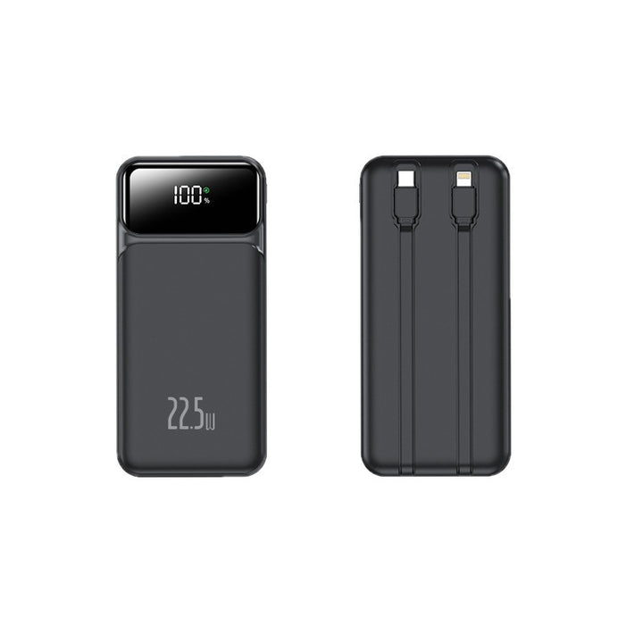 Portable power bank with intelligent charging technology and LCD display Bowlift