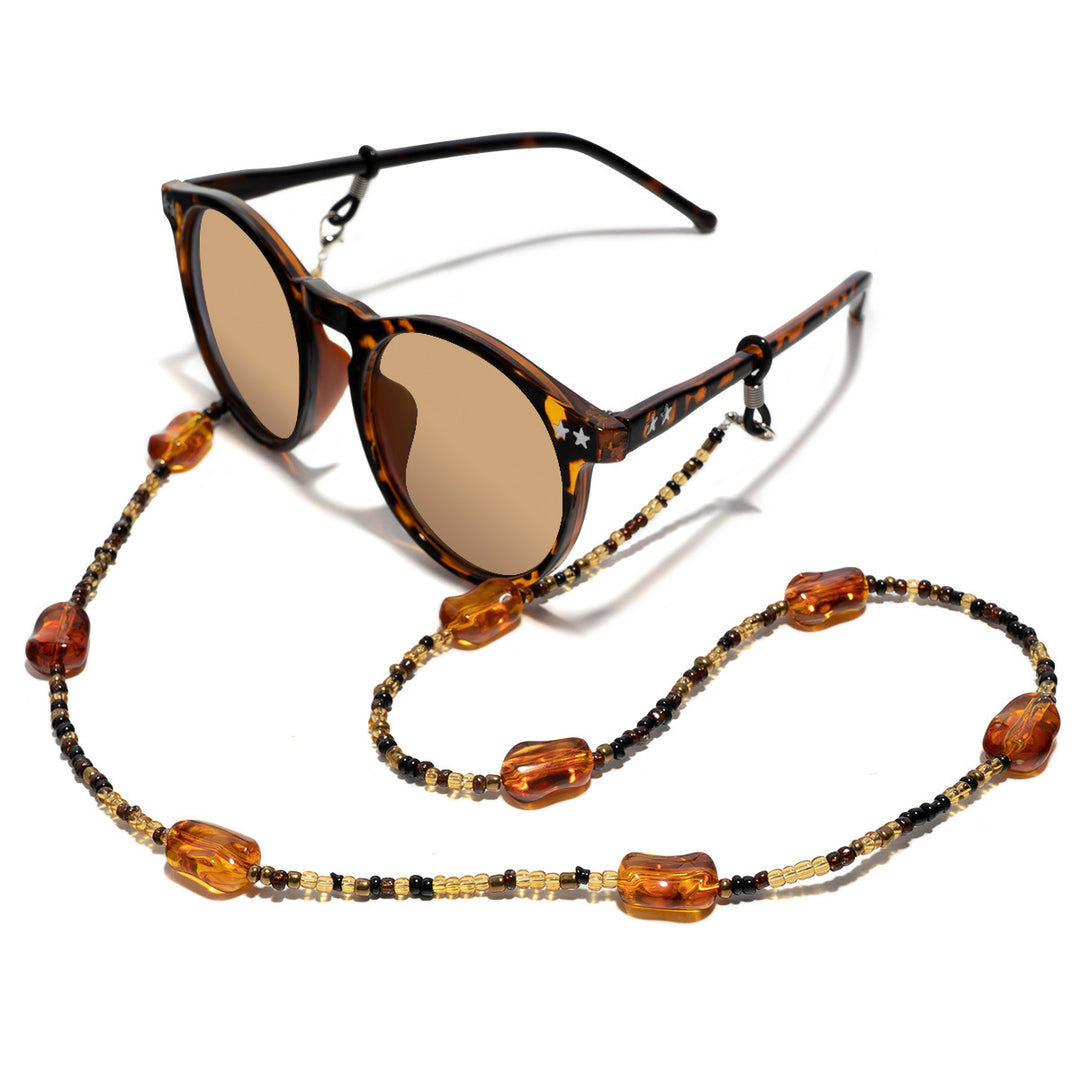 Elegant Artisan Beaded Eyewear Chain Bowlift