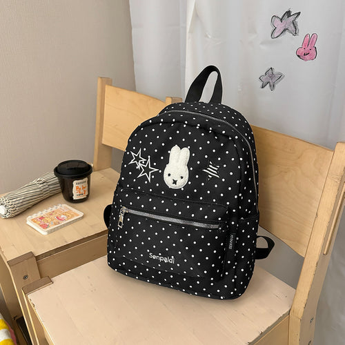 Fun Polka Dot Character Backpack