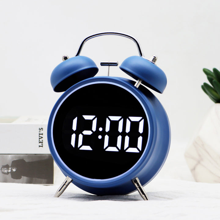 Digital Alarm Clock in Retro Style Bowlift