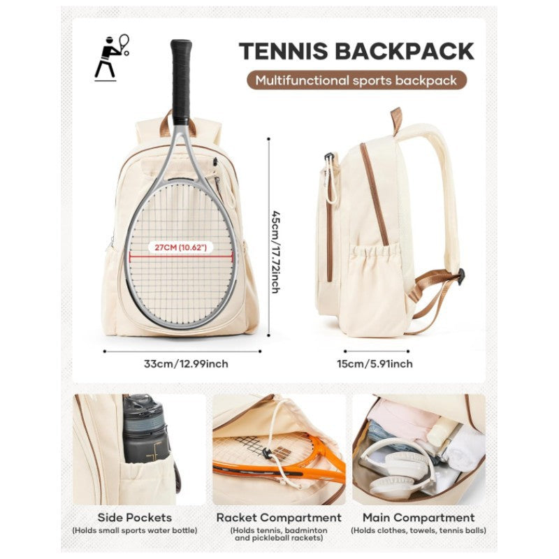 Sporty tennis trolley backpack with specialized compartments Bowlift