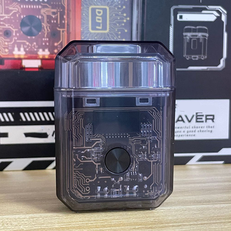 BowLift | Transparent Mini Dual-Head Electric Shaver