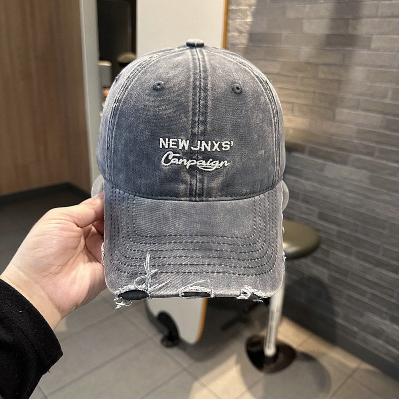 Unisex Distressed Vintage Baseball Cap Bowlift