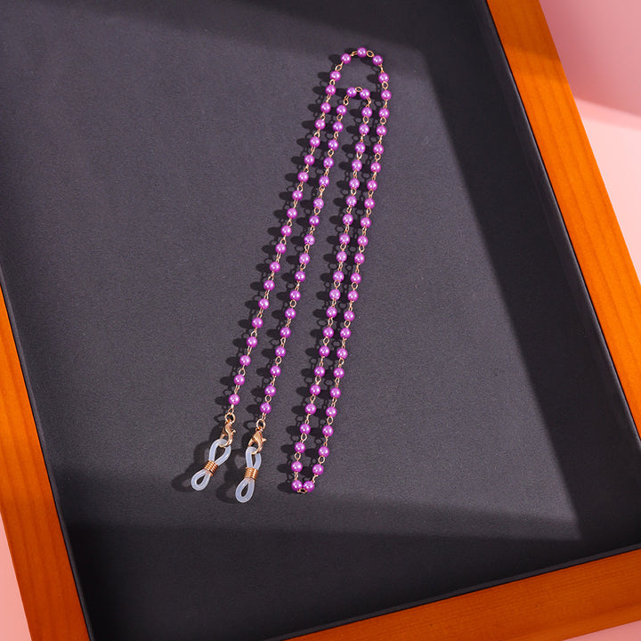 Stylish Beaded Eyewear Chain Bowlift