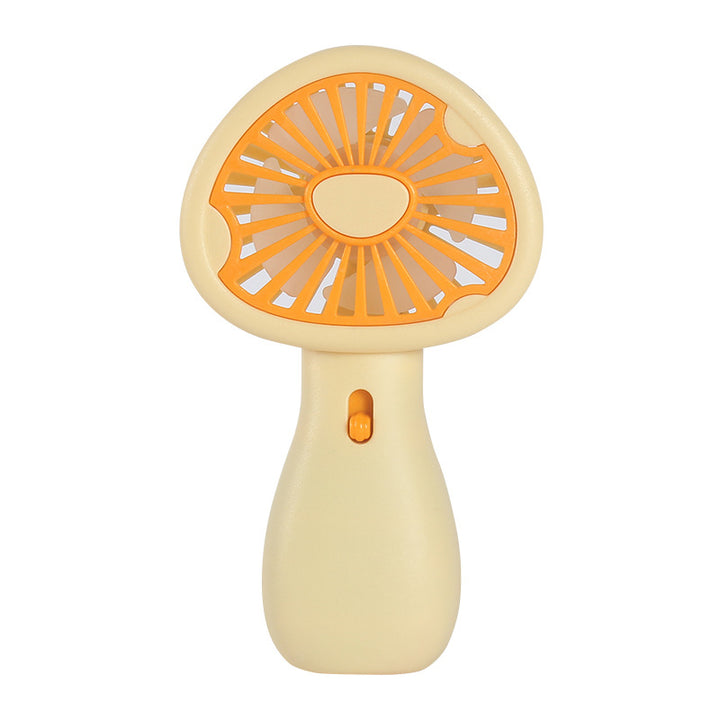 Women's Portable Mini Mushroom Design Fan Bowlift