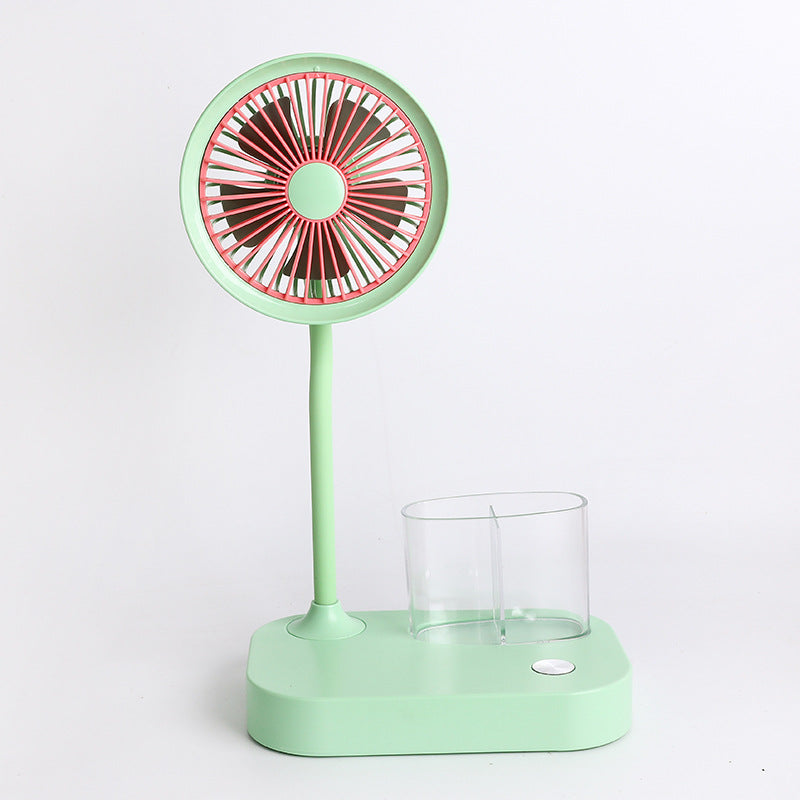 Ladies Portable Table Fan with Integrated Water Sprayer and Ergonomic Design Bowlift
