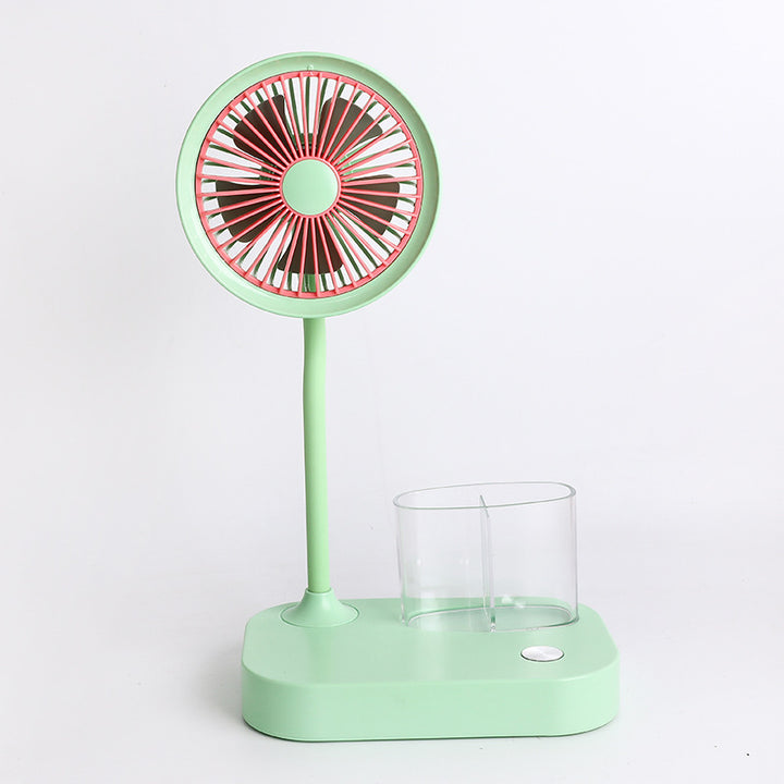 Ladies Portable Table Fan with Integrated Water Sprayer and Ergonomic Design Bowlift