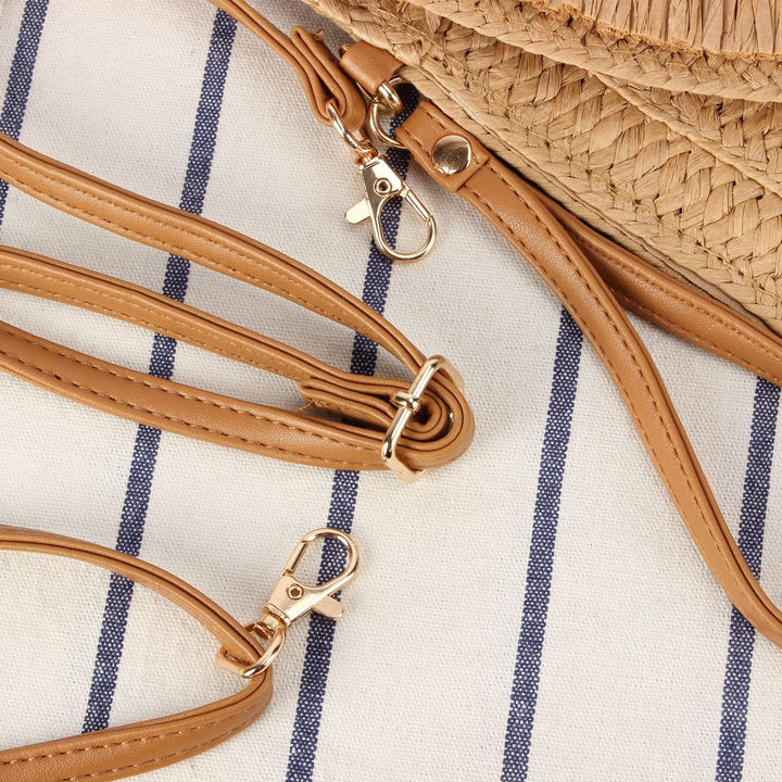 Handbag with Artful Fringe Decoration Bowlift