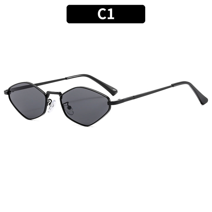 Stylish Hexagonal Frame Sunglasses