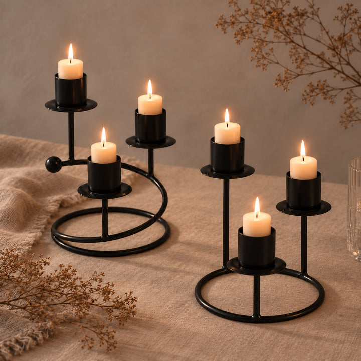 contemporary minimalist candle holder