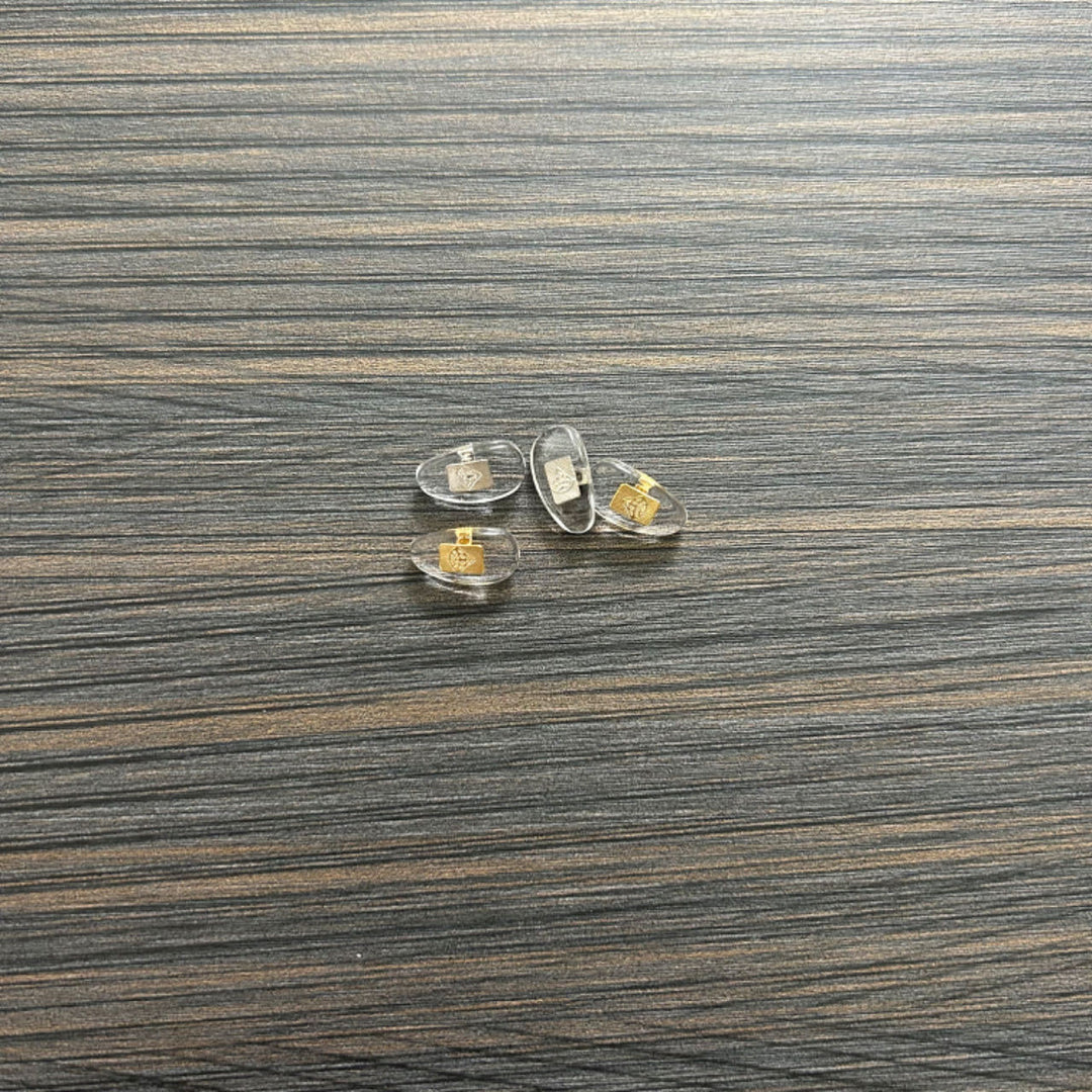 Eyewear Nose Pad Inserts with Gold Support Bowlift