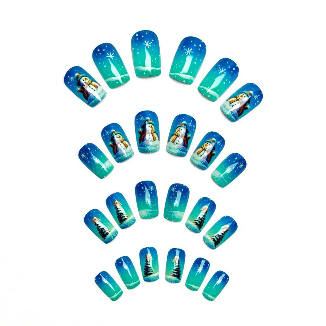 Winter Wonderland Themed Nail Art Bowlift