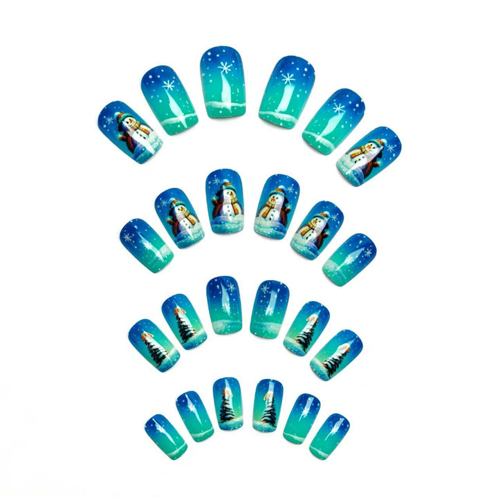 Winter Wonderland Themed Nail Art Bowlift