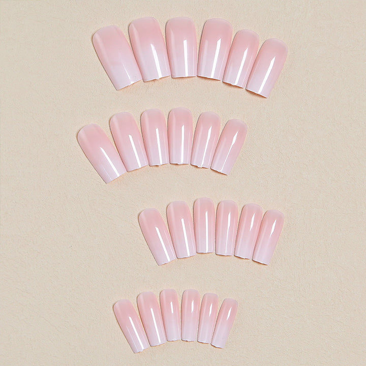 Elegant extension nails with ombre effect Bowlift