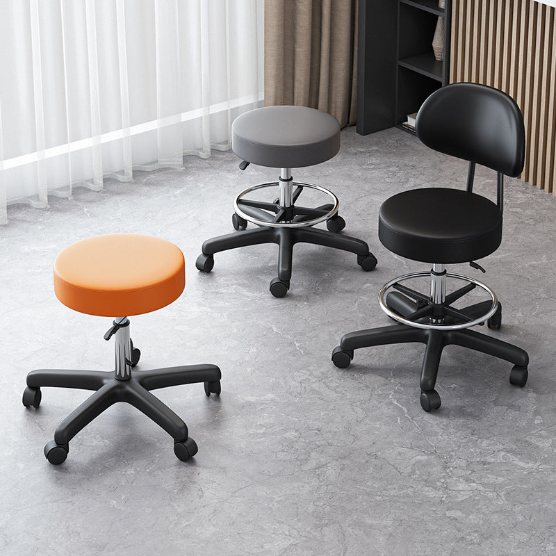 Bar stool with comfortable cushioning and height adjustment Bowlift