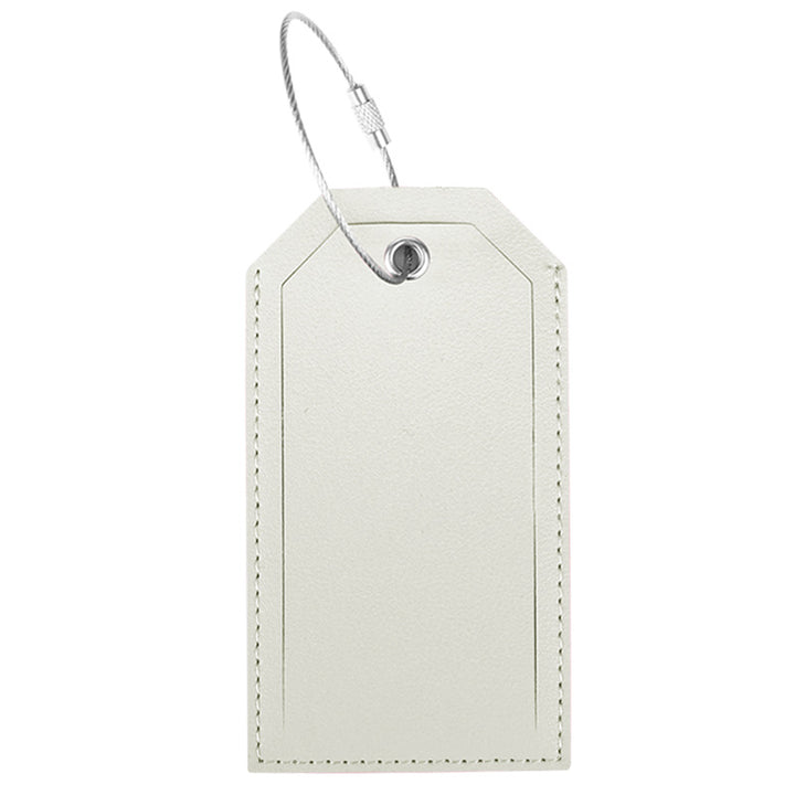Women’s luggage tag made of durable leather with stainless steel closure Bowlift