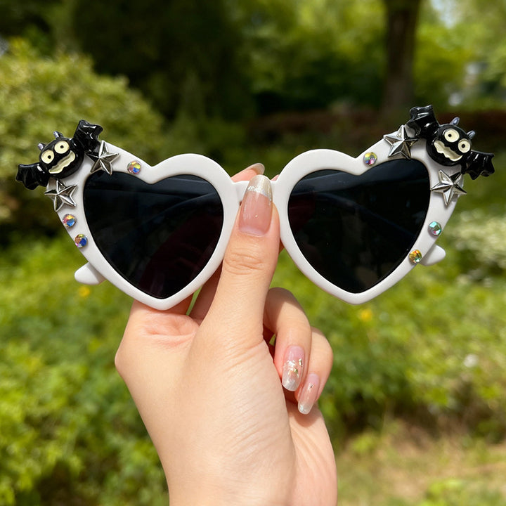 Heart-Shaped Fun Sunglasses Bowlift