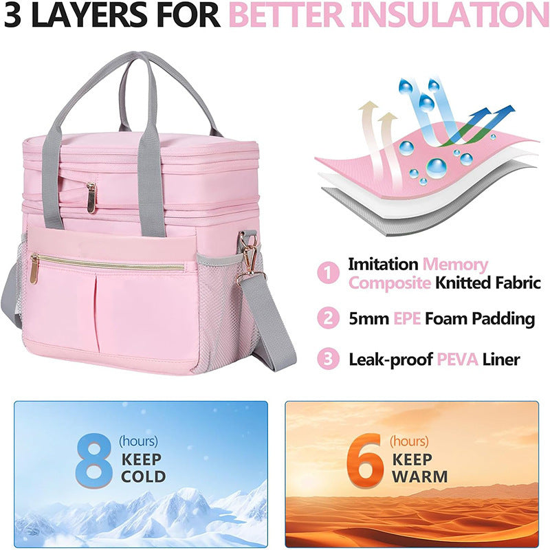 Insulated and Multifunctional Picnic Bag Bowlift
