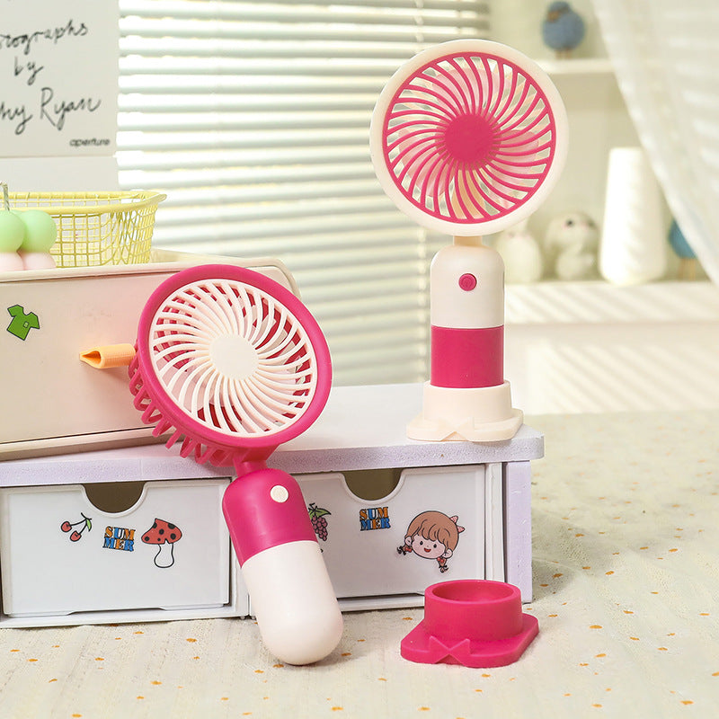 Ladies Portable Table Fan with USB Connection and Flexible Tilt Bowlift