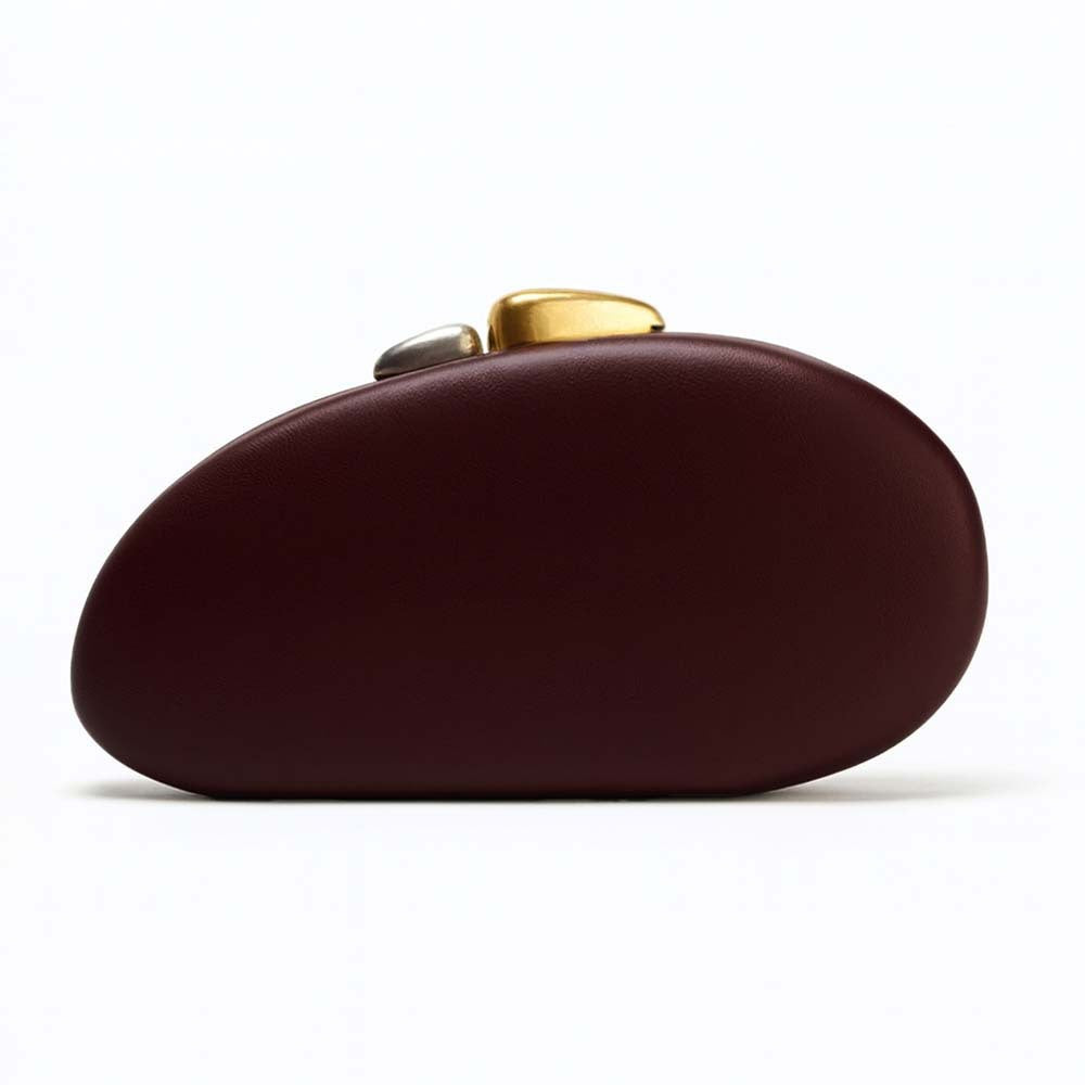 Contemporary Sculpted Acrylic Clutch