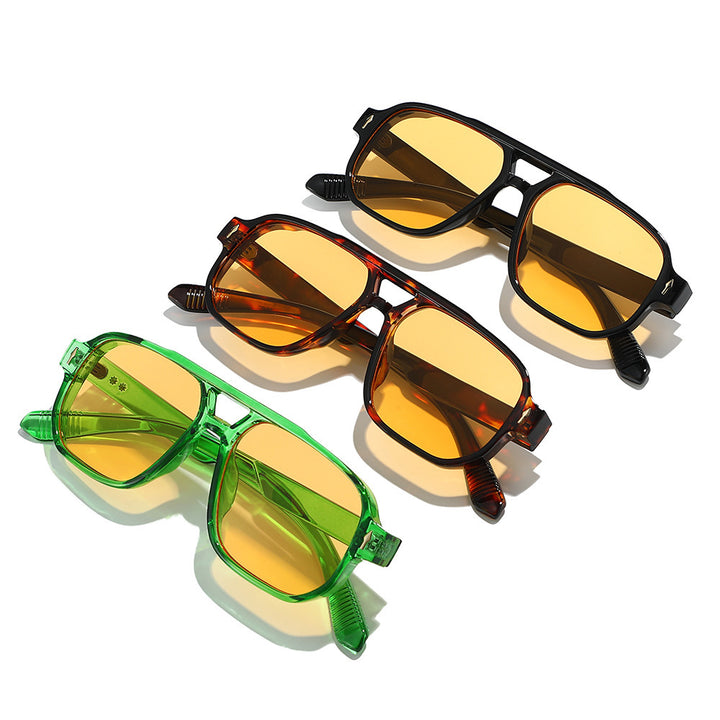 Fashion-Forward Polarized Rectangle Sunglasses Bowlift