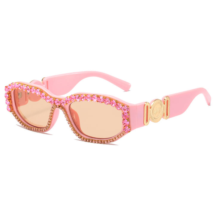 Women's Glamorous Sunglasses with Sparkling Accents Bowlift