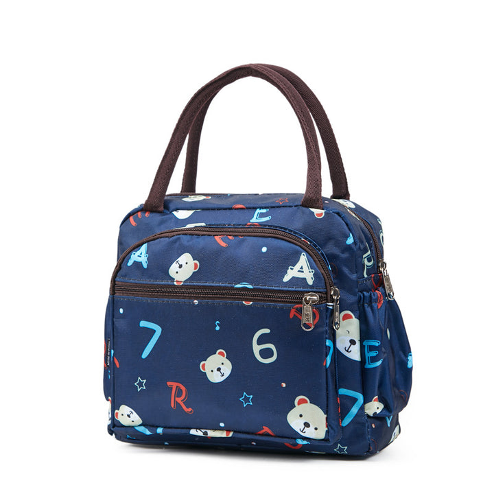 Cat Pattern Insulated Lunch Tote Bowlift