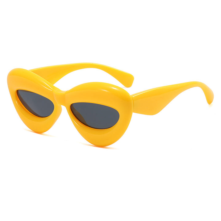 Women's creative designer cat-eye style sunglasses Bowlift