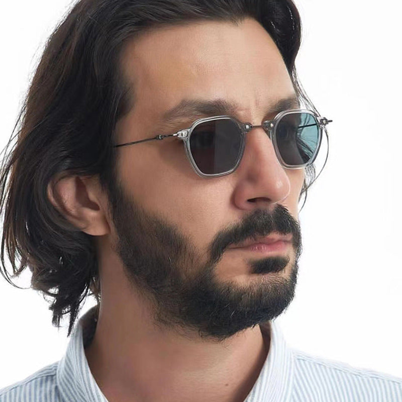 Ladies stylish sunglasses with unique hexagonal shape and sturdy frame Bowlift