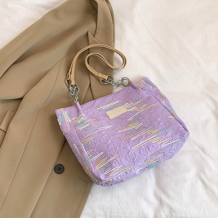 WoColorful Embroidered Hobo Bag Bowlift