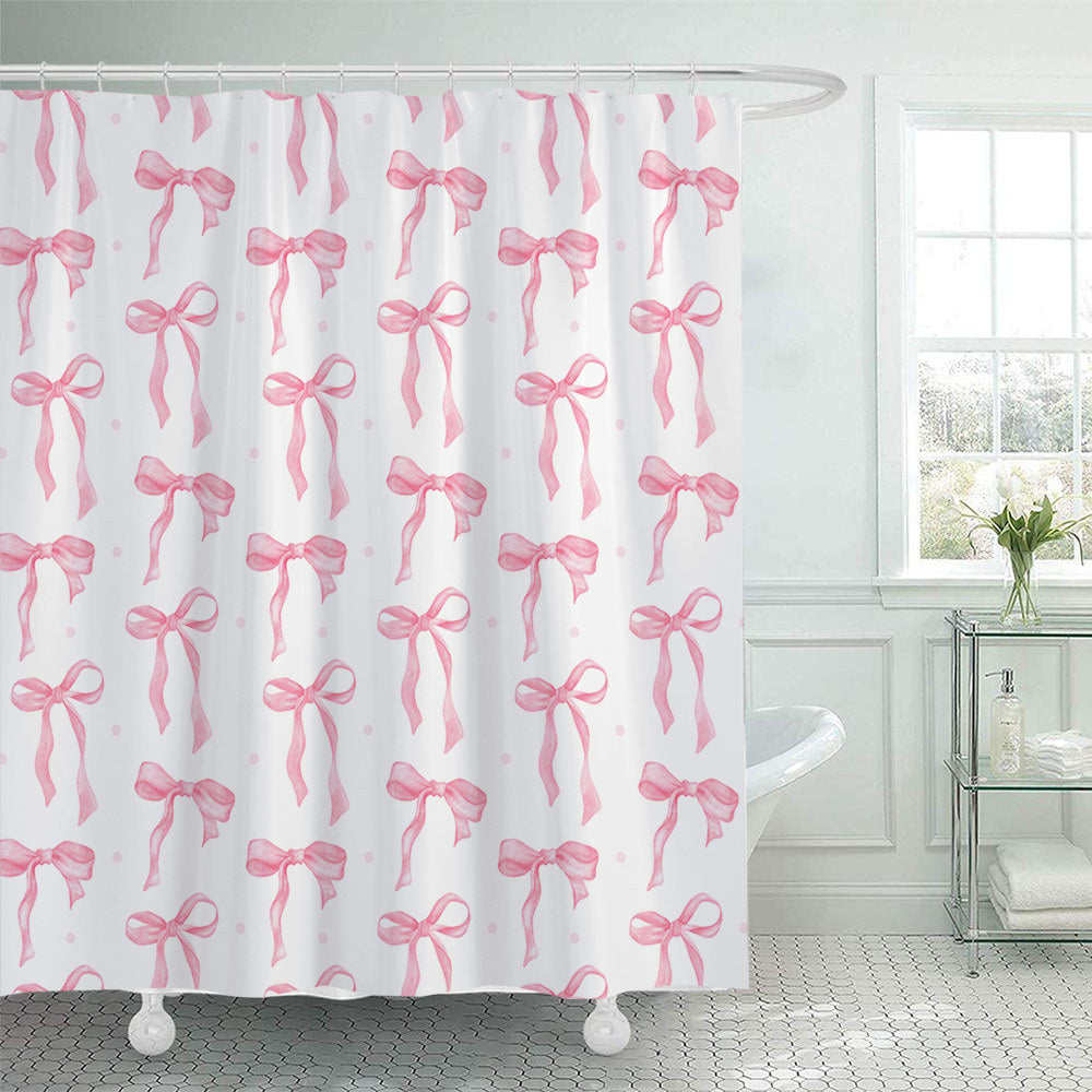 Decorative Shower Curtain Bowlift